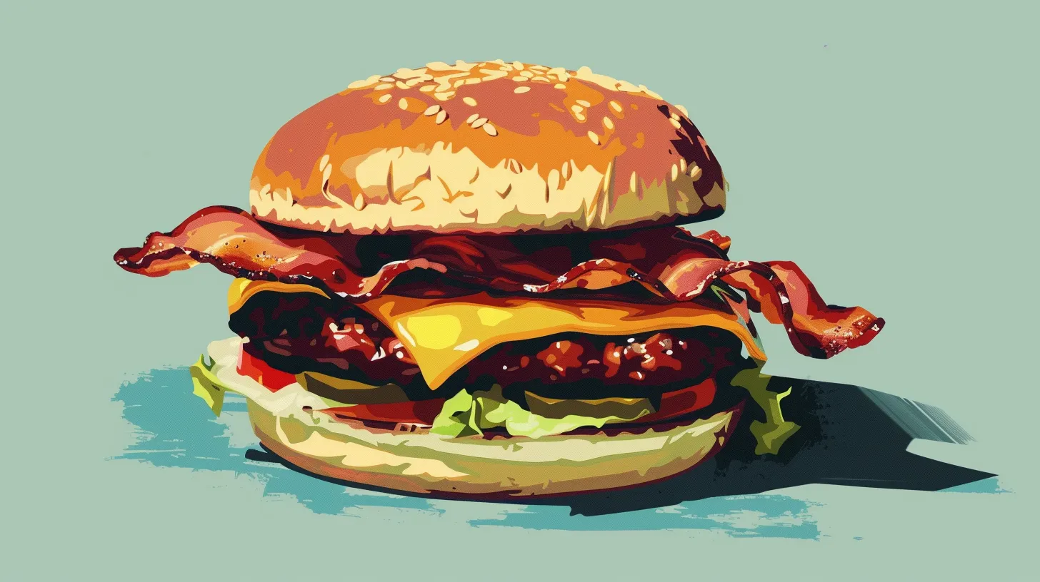 © History Oasis A 26w Bacon Cheeseburger
