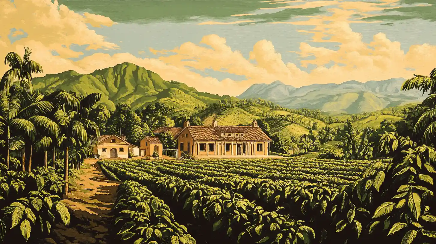 Coffee Plantation In Brazil 1700s
