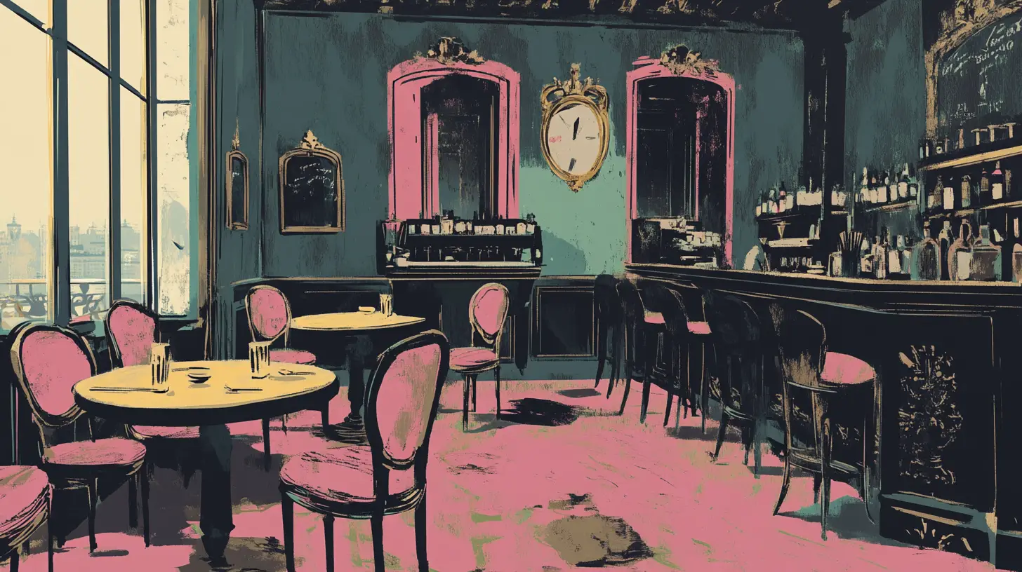 A Paris Cafe 1700s