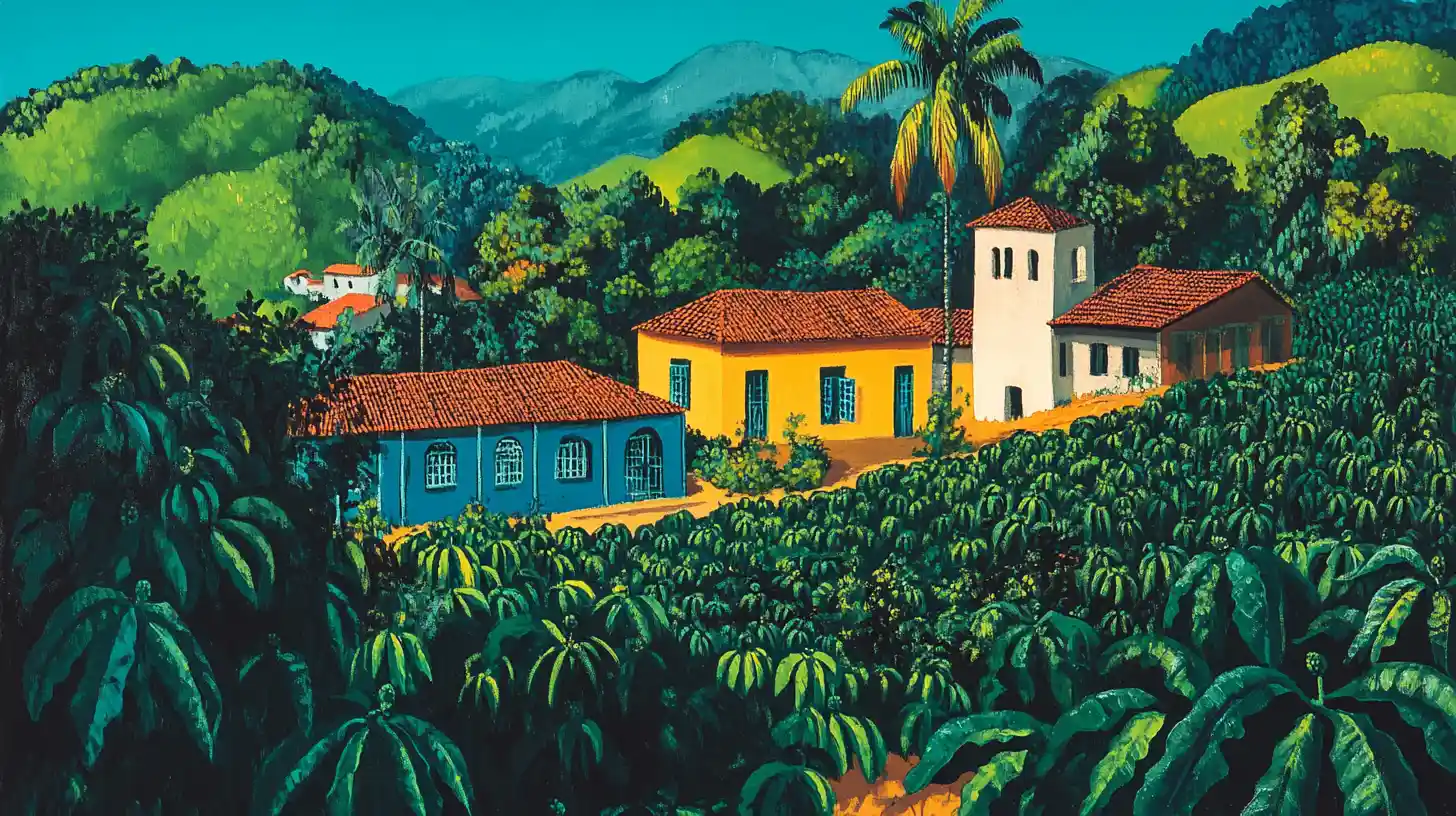 Coffee Plantation In Haiti 1700s