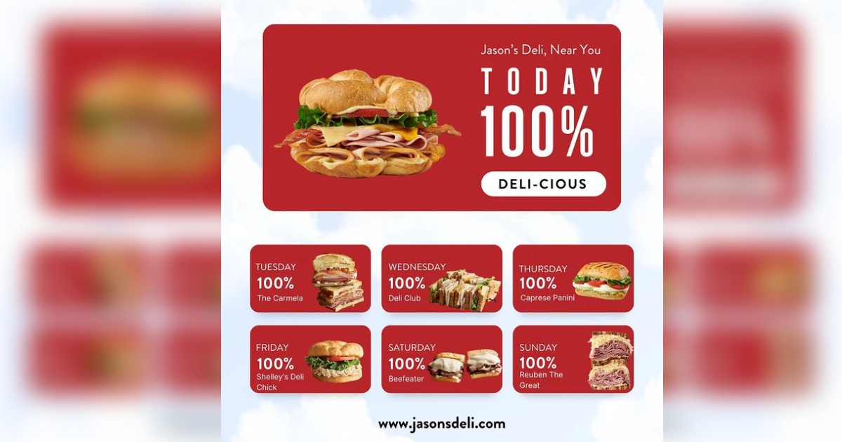 Jason's Deli Jason 27s Deli Ad