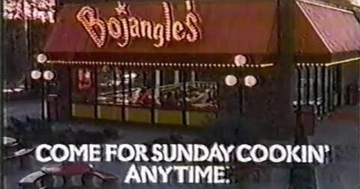 Bojangles Vintage Ad