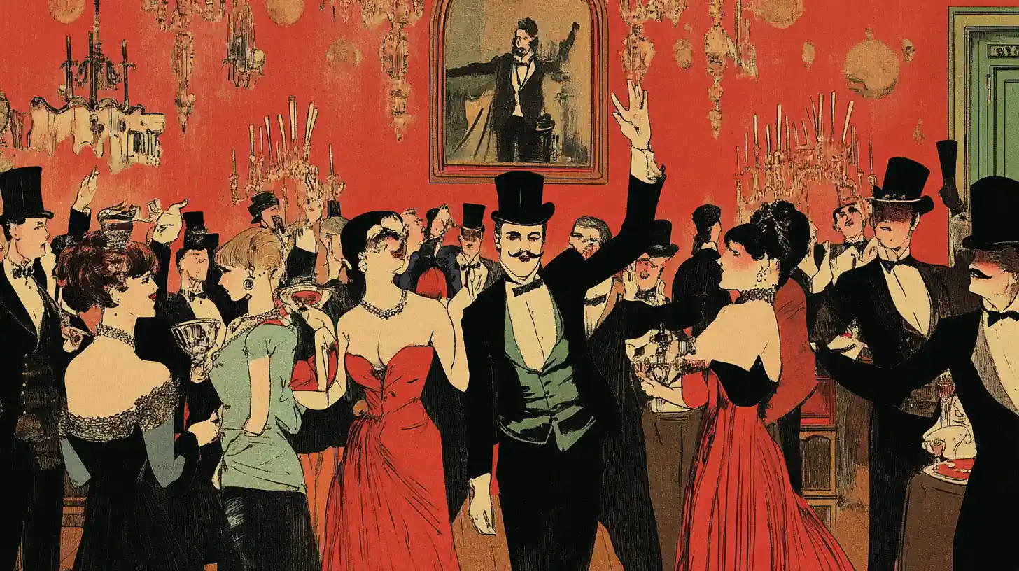 © History Oasis Party In Victorian Society London