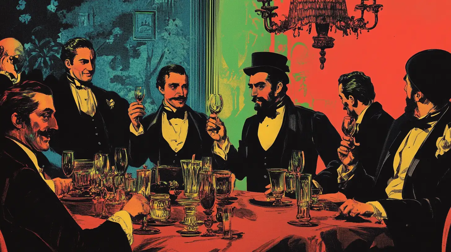 © History Oasis Famous Men At A Male Brothel