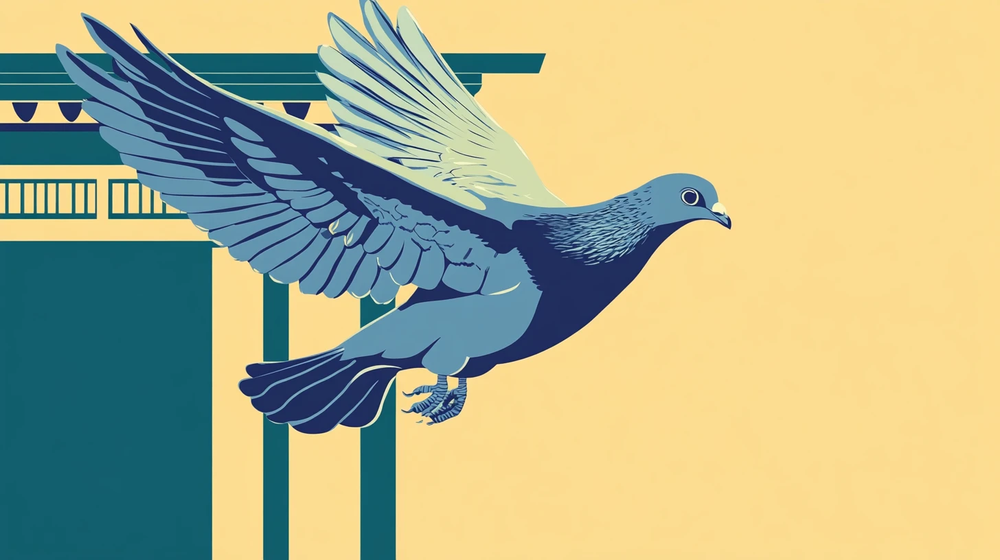 Carrier Pigeon In The Olympics