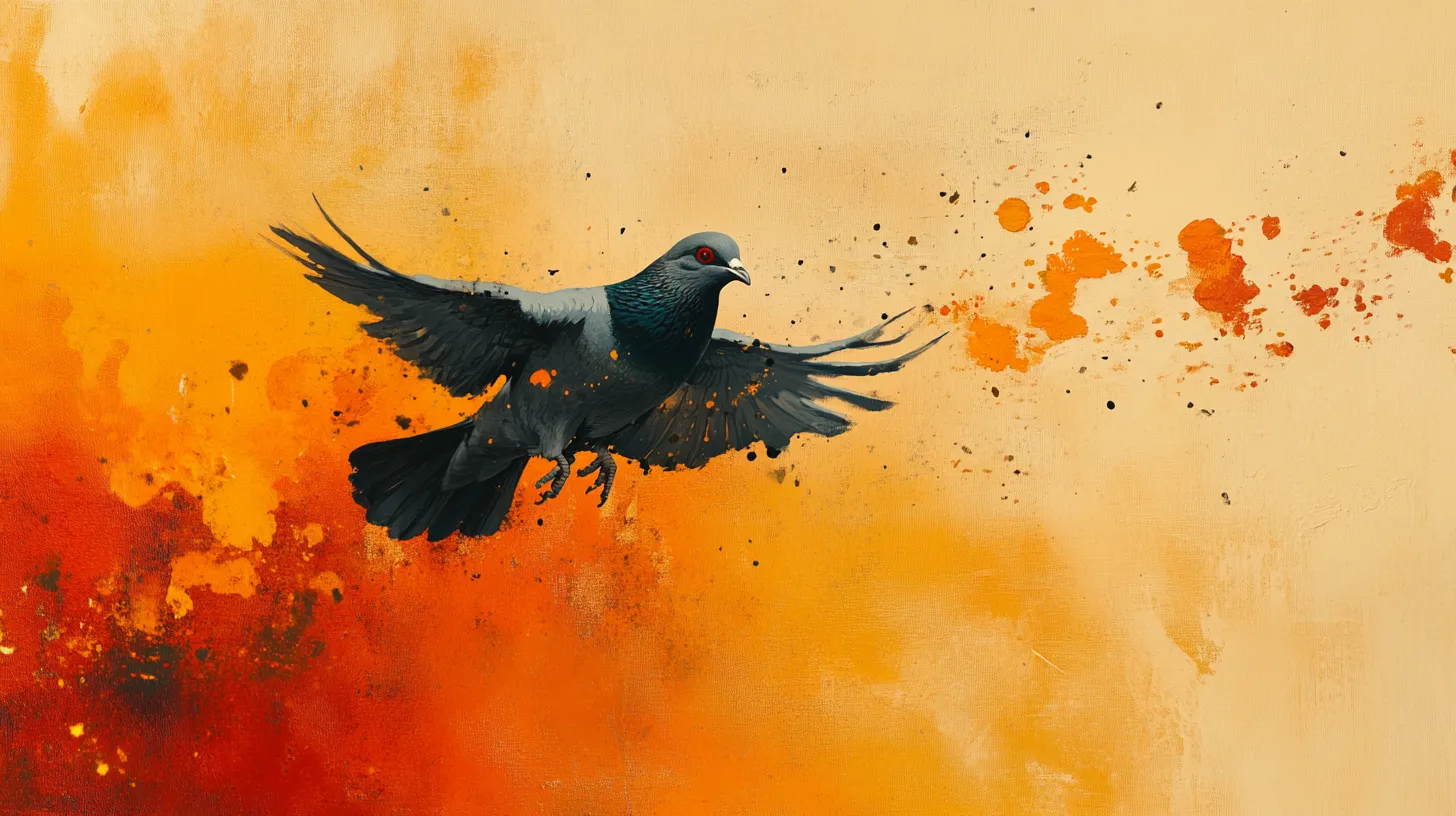 Carrier Pigeon In The Franco Prussian War 1800s