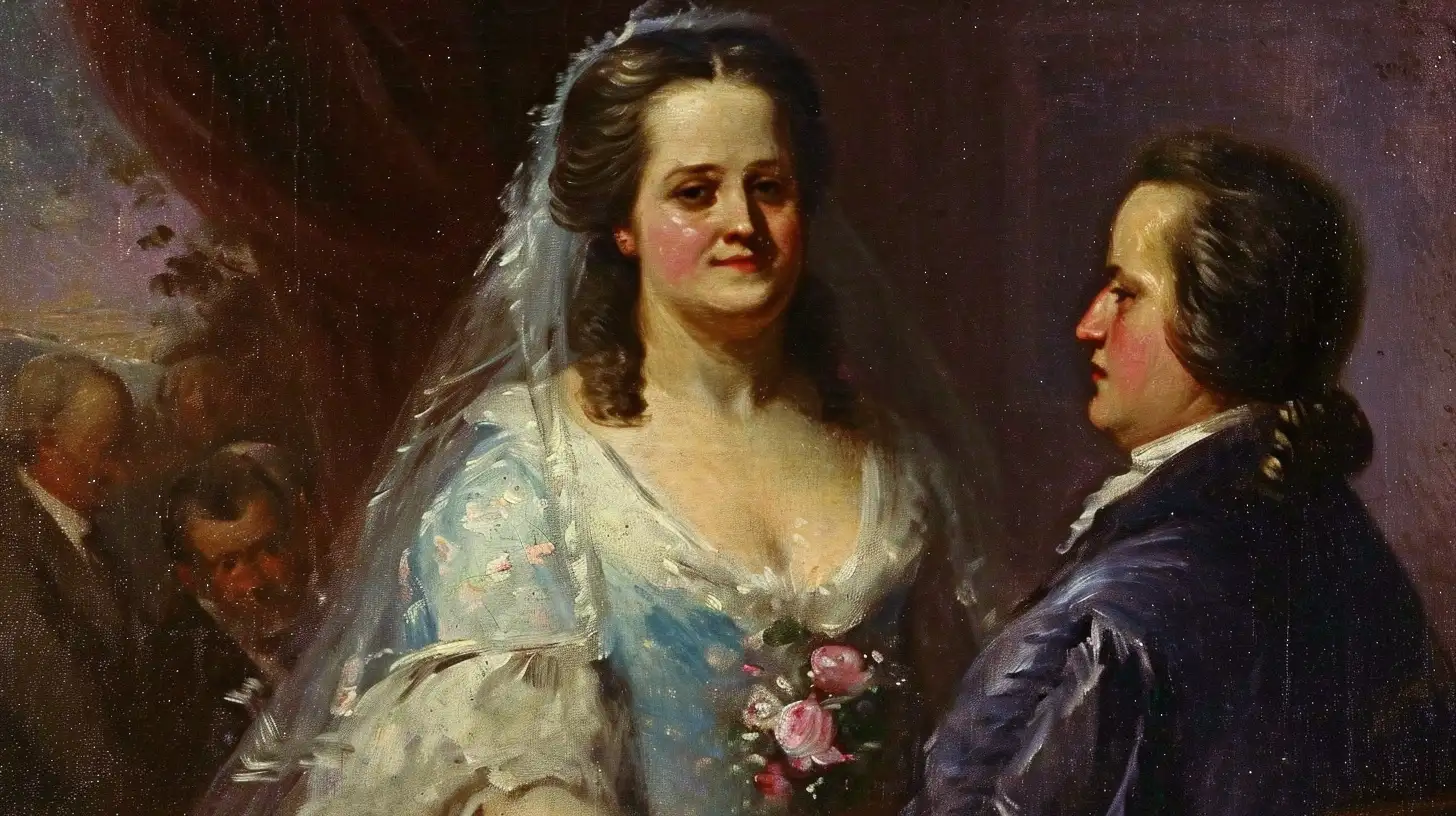 © History Oasis 5Cgetting Married To A Young Benjamin Franklin 1700s