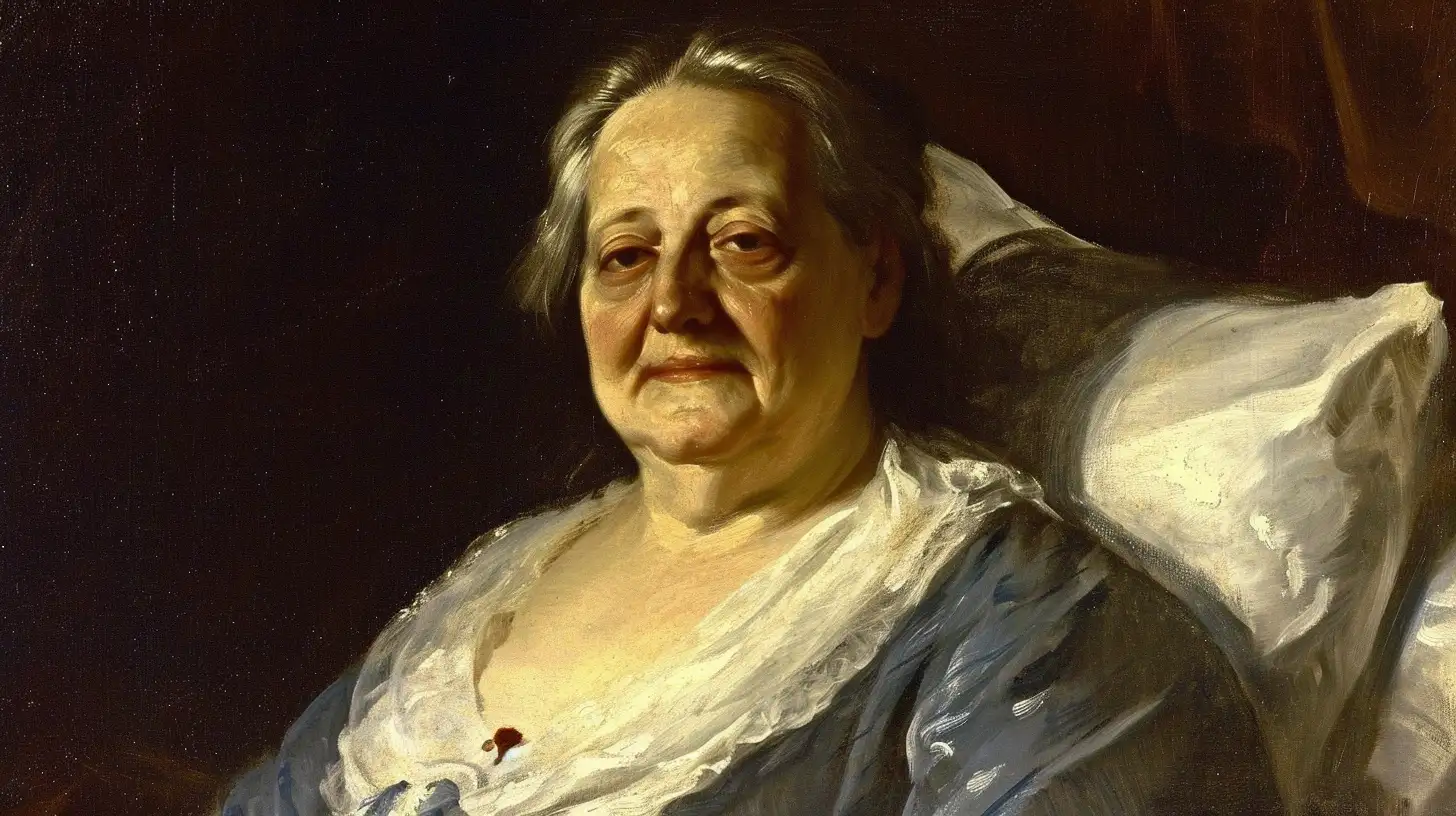 © History Oasis As An Old Woman In A Hospital Bed 1700s