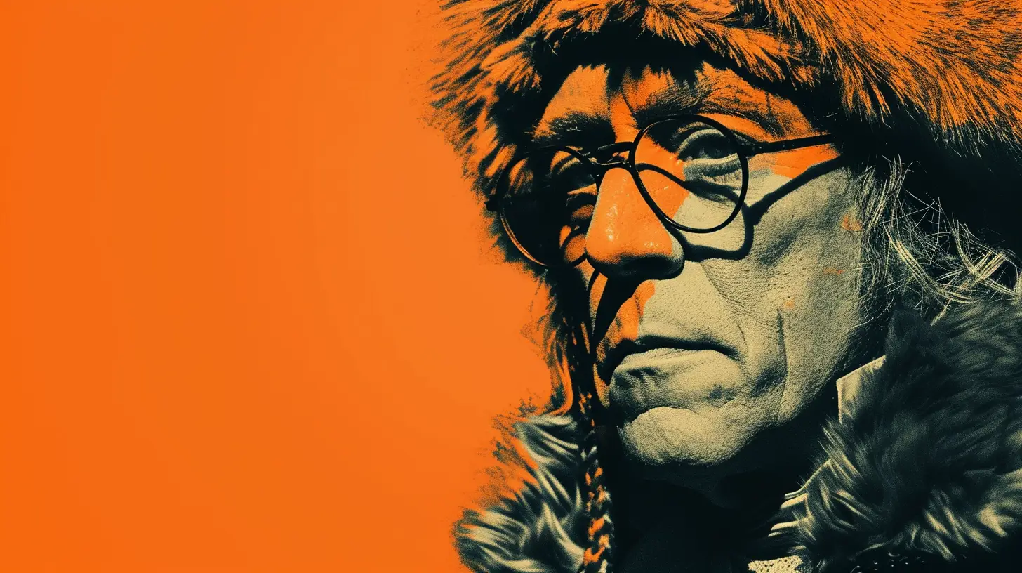 Benjamin Franklin Wearing A Fur Cap 5C