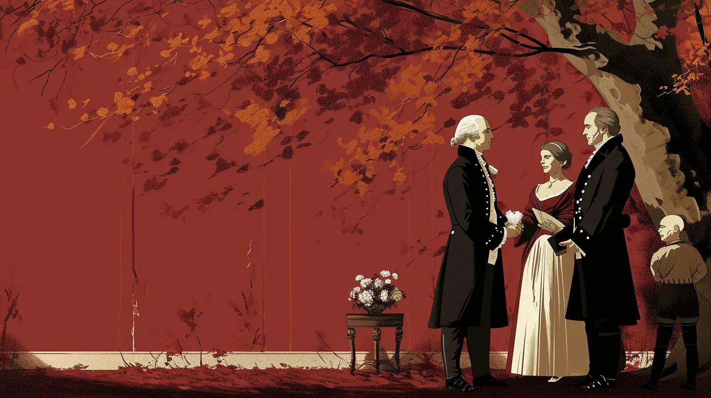 Benjamin Franklin Getting Married