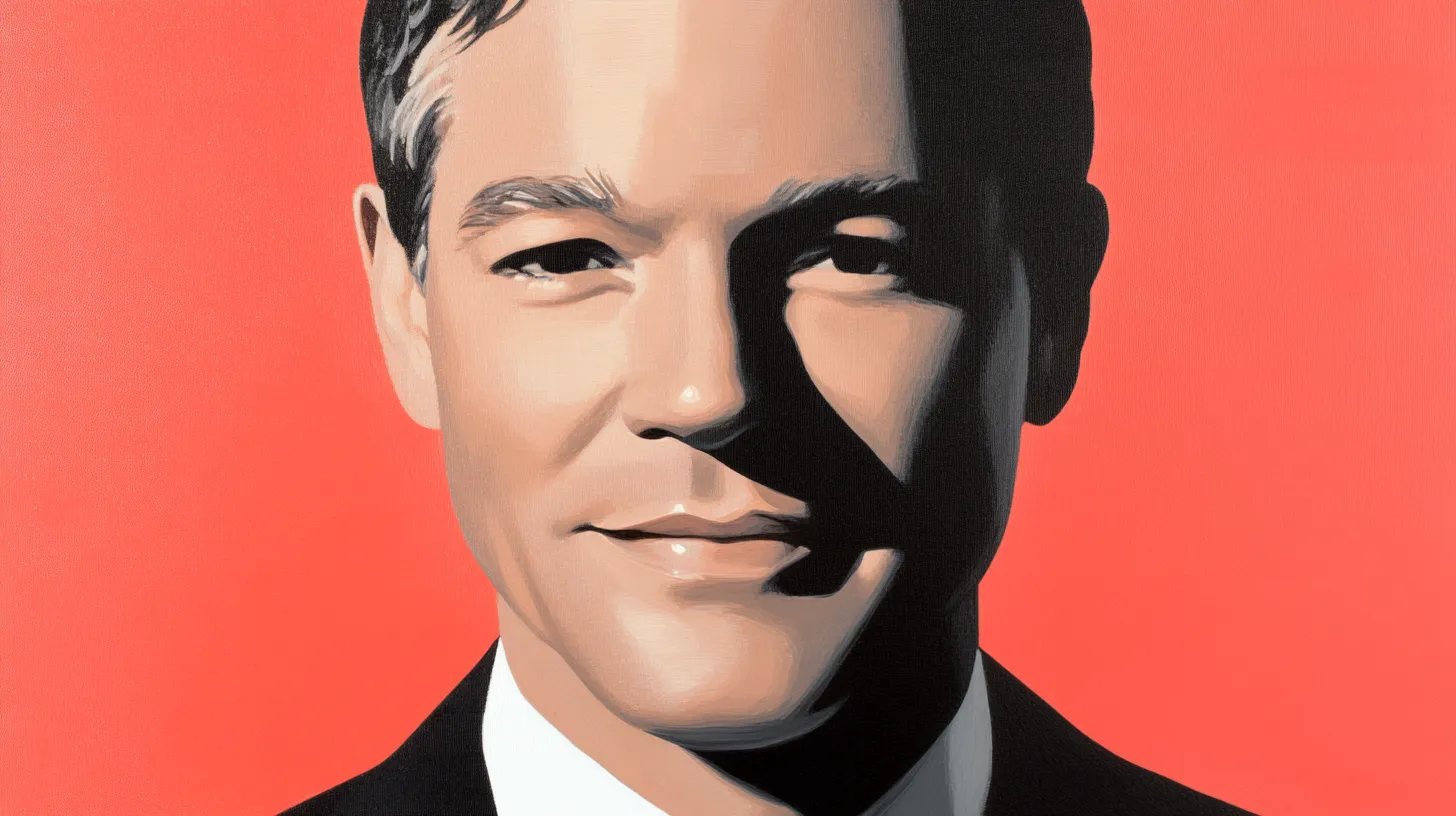 Kelly Ortberg, the aerospace engineer brought in from outside Boeing in August 2024 © History Oasis Kelly Ortberg with half his face in shadow against a coral background