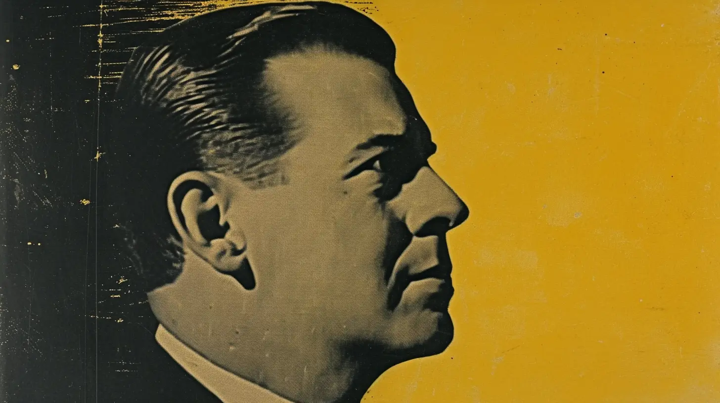 Edgar Gott, Boeing's president from 1922 to 1925 and the founder's first cousin © History Oasis Profile portrait of Boeing president Edgar Gott against a mustard-yellow background