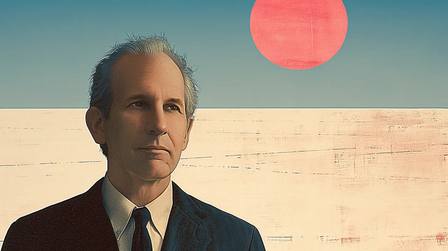 James McNerney, hired away from 3M in 2005 to steady Boeing after the tanker scandal © History Oasis James McNerney in a navy suit before an empty horizon and a pink sun