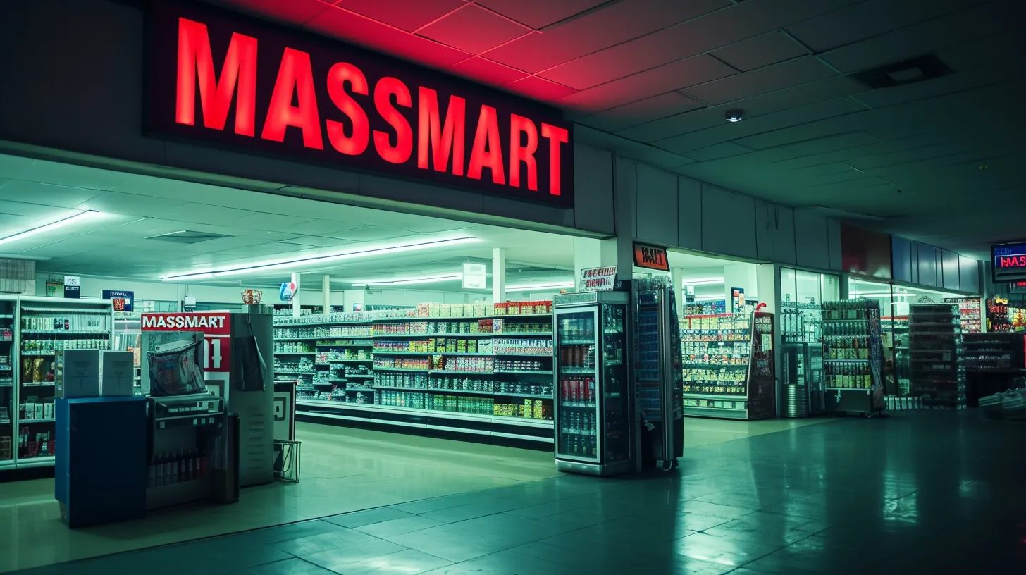 © History Oasis A Store In South Africa That Says MASSMART