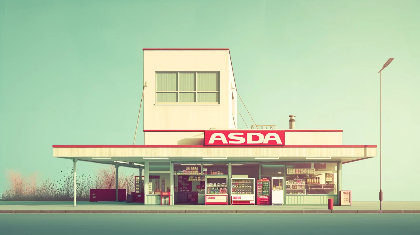 © History Oasis A Farming Store That Says ASDA