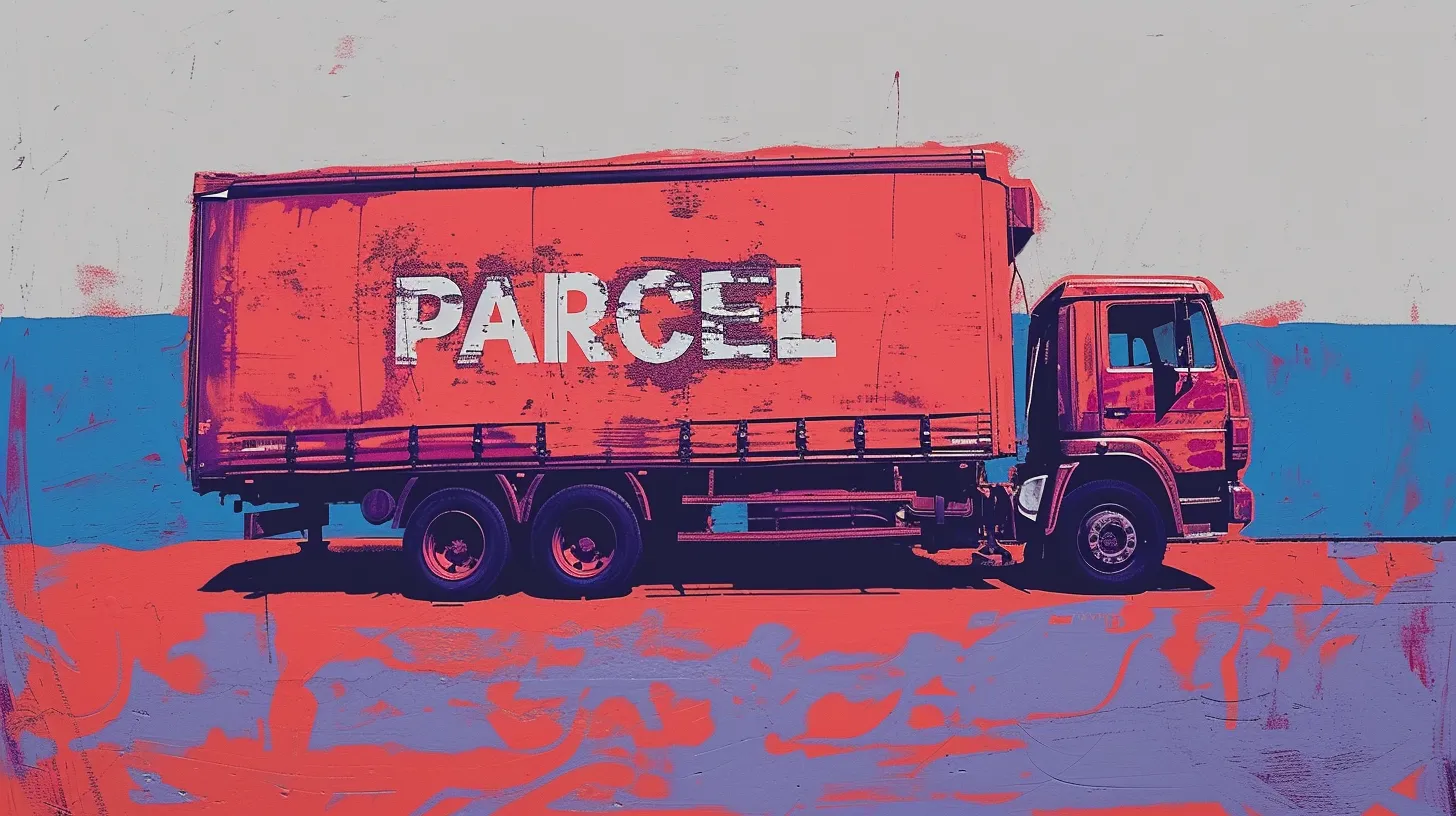 © History Oasis A Delivery Truck That Says PARCEL