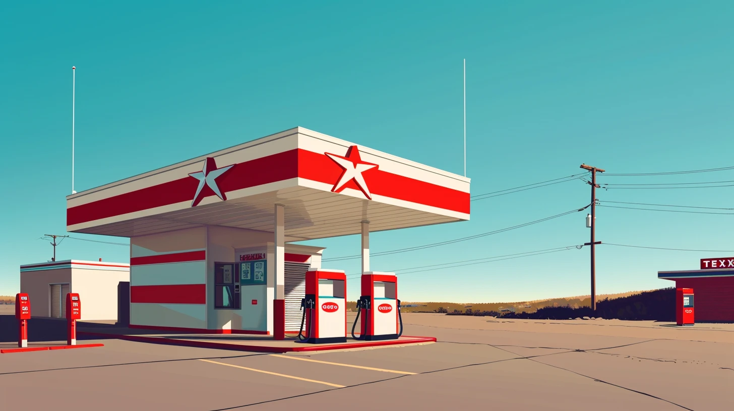 © History Oasis Gas Station TEXACO