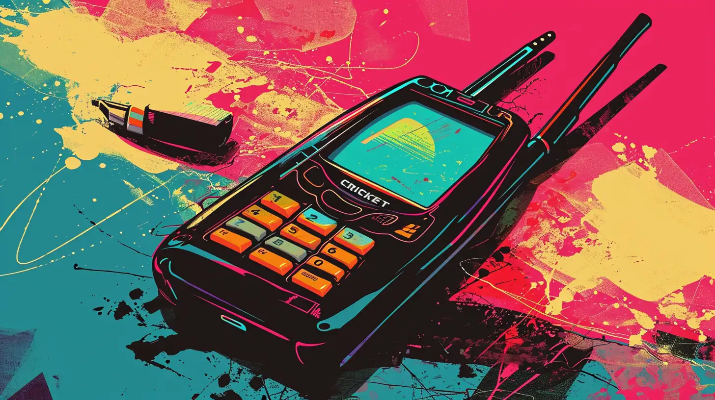 © History Oasis A Cell Phone From The 2000s That Says CRICKET