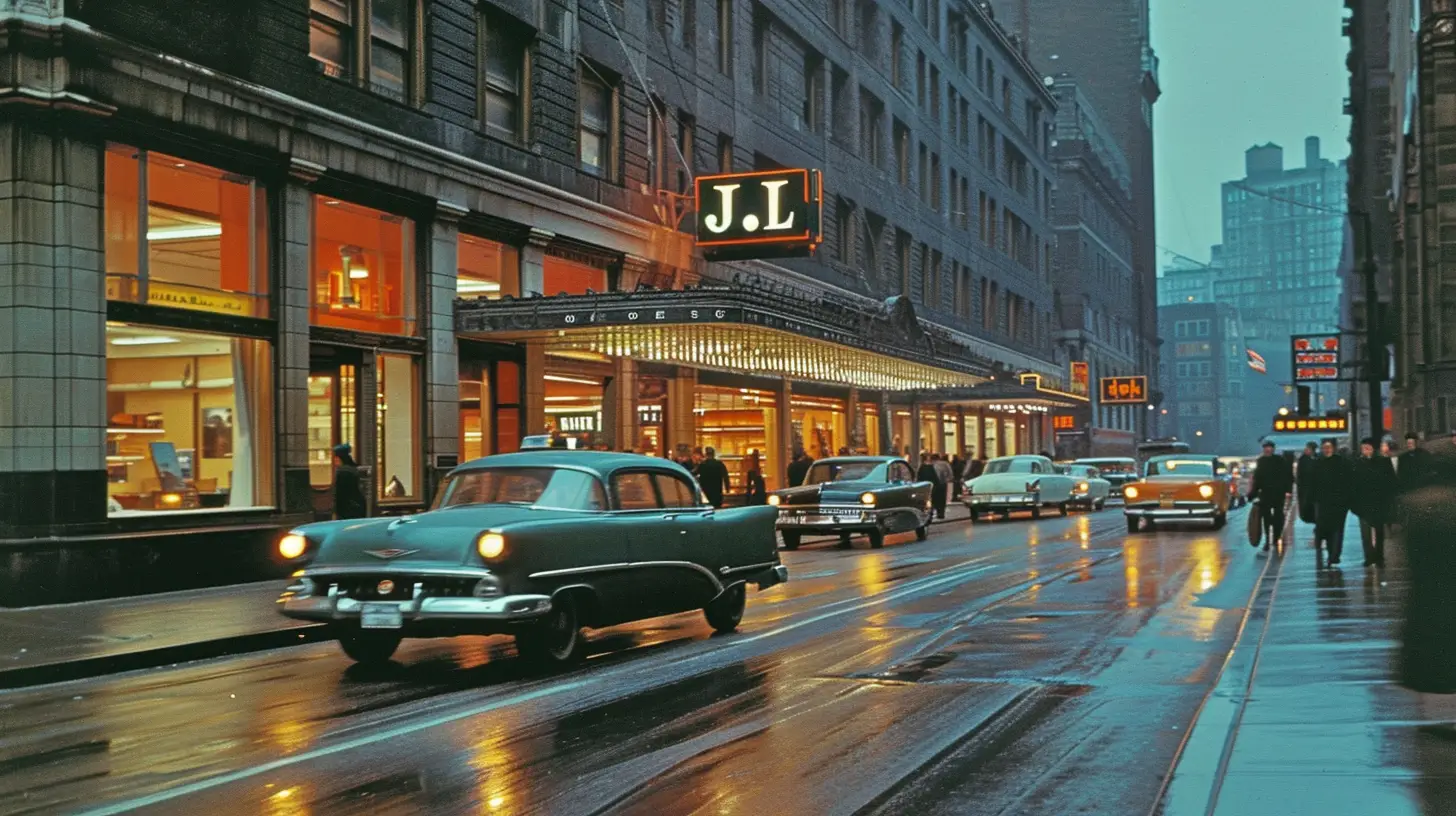 © History Oasis A Department Store That Says J.L.
