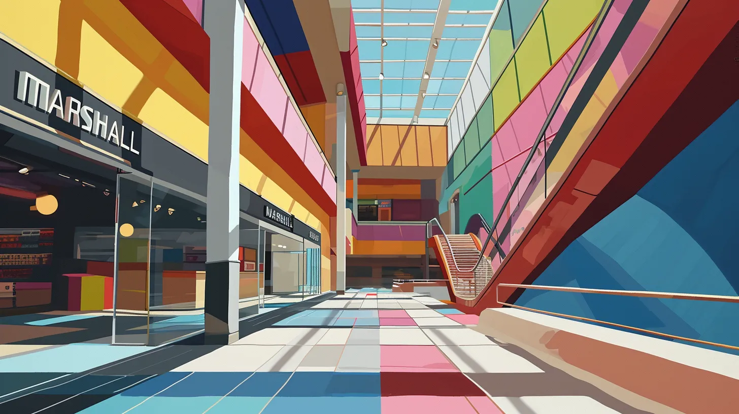 © History Oasis A Department Store That Says MARSHALL 1990s