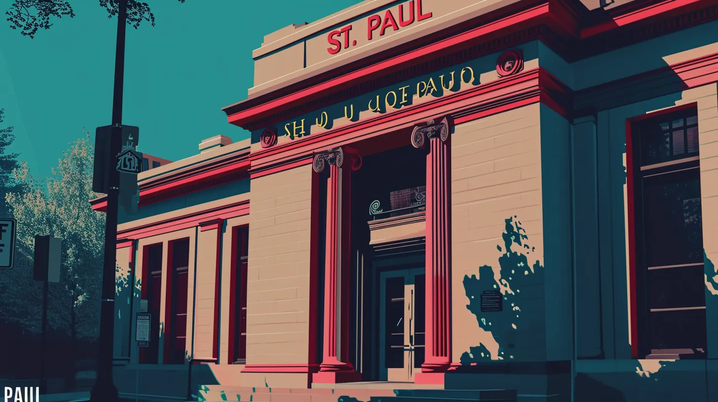 A Bank That Says ST. PAUL