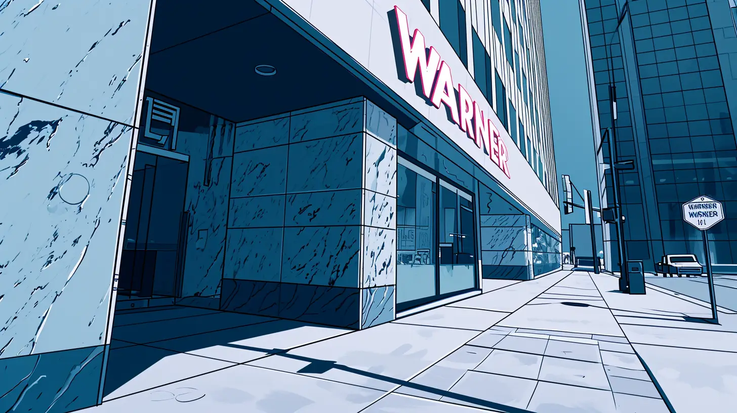 © History Oasis A Business Building That Says WARNER