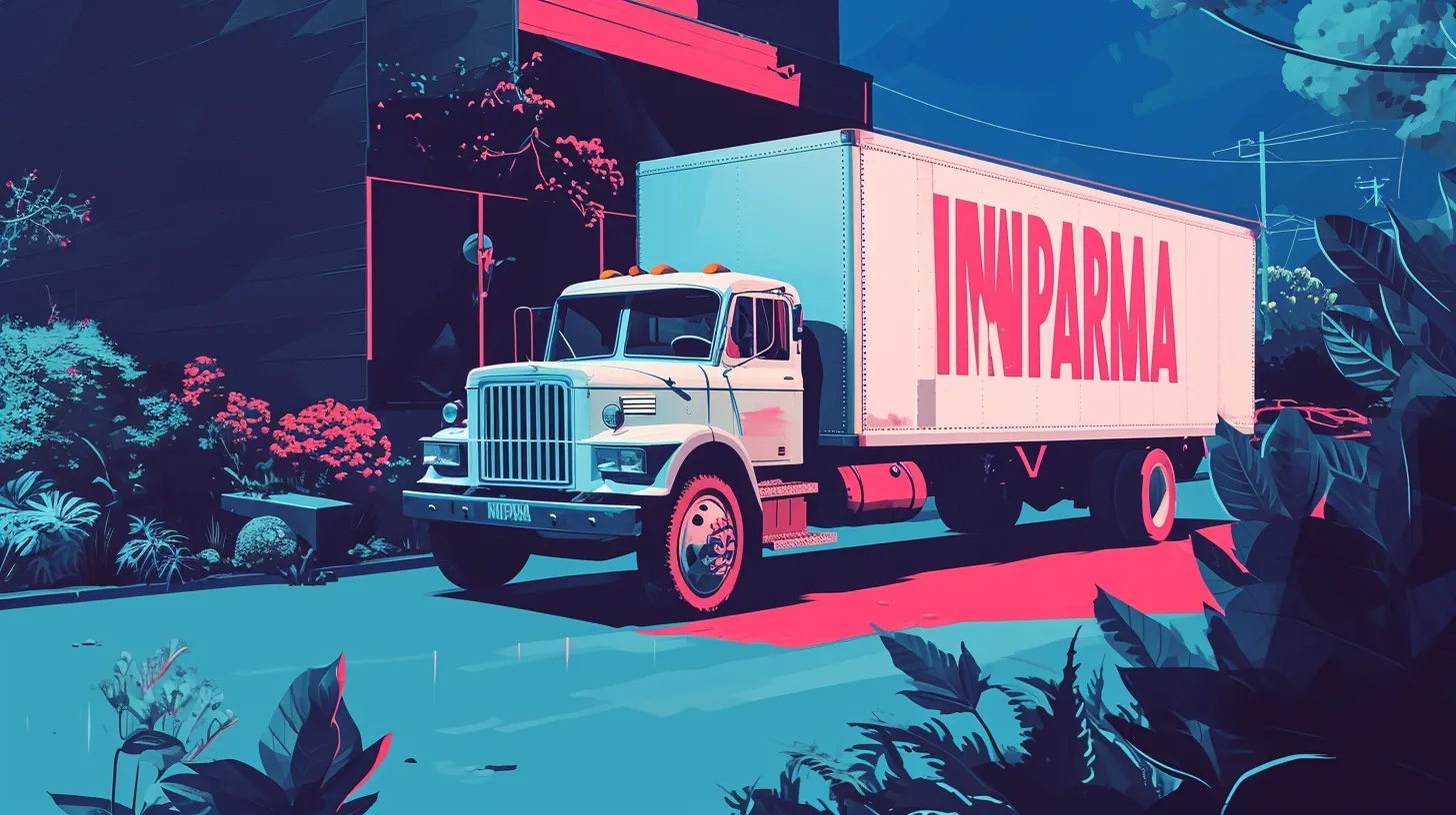 © History Oasis A Delivery Truck That Says INNOPHARMA