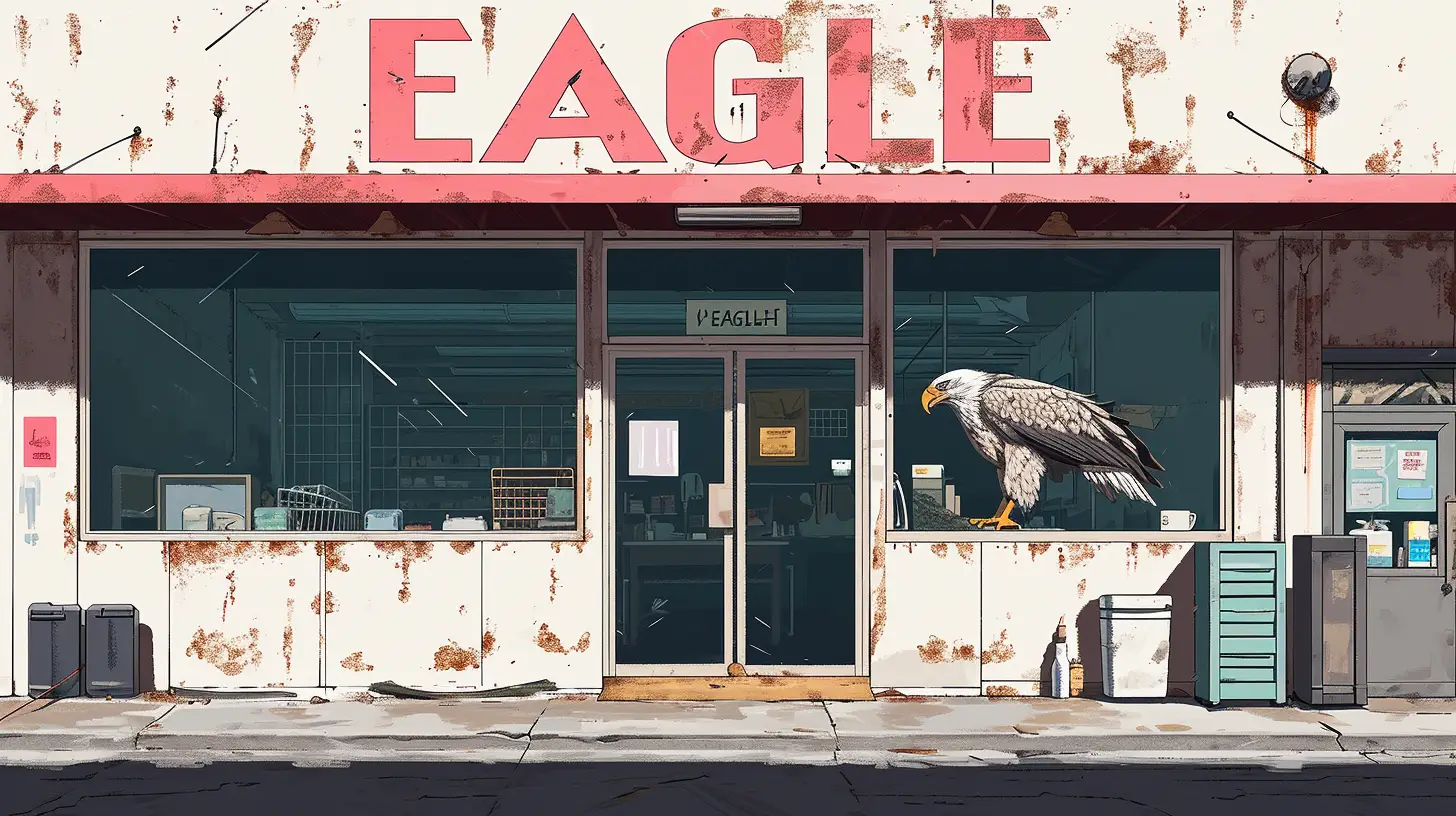 © History Oasis A Hardware Store That Says EAGLE