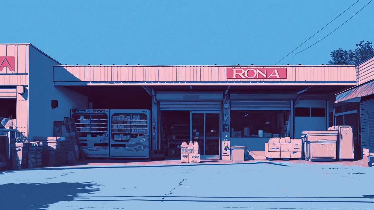 © History Oasis A Hardware Store That Says RONA