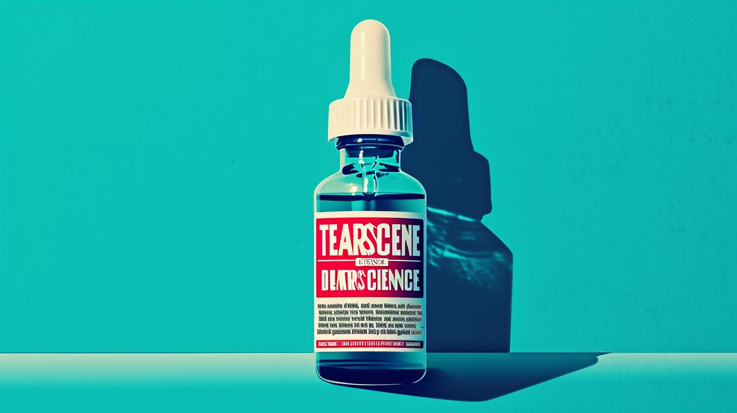 © History Oasis A Bottle Of Eye Drops That Say TEARSCIENCE