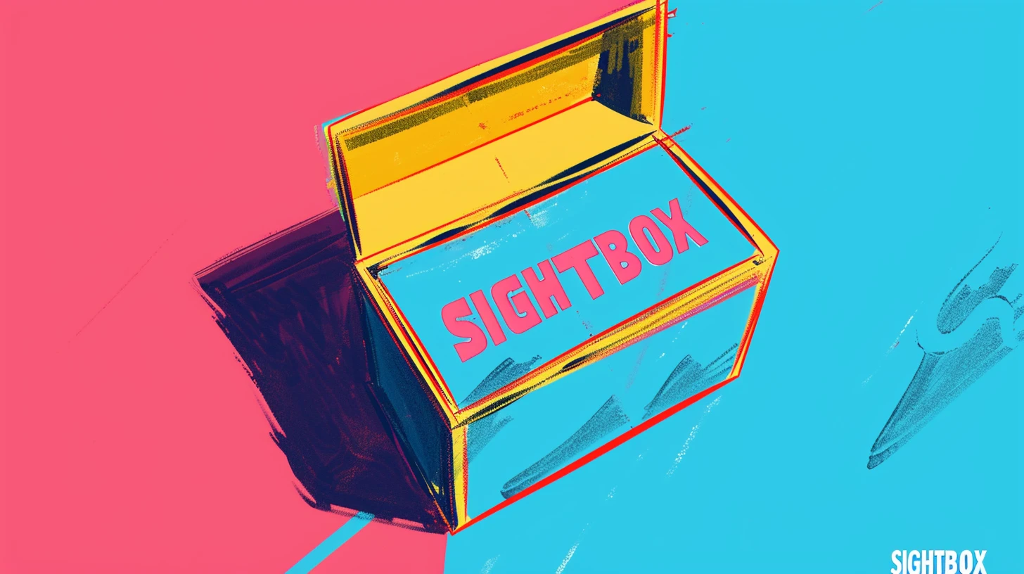 © History Oasis A Subscription Lens Container That Says SIGHTBOX