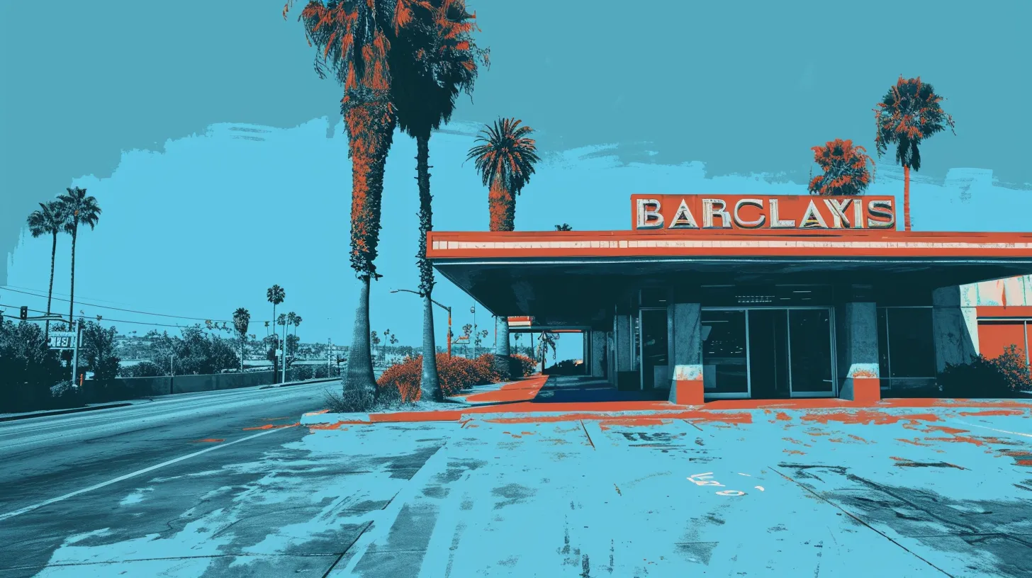 © History Oasis A Bank That Says BARCLAYS