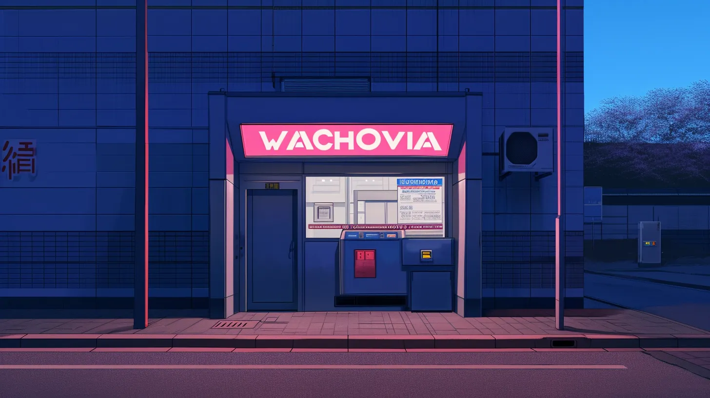 © History Oasis A Bank That Says WACHOVIA