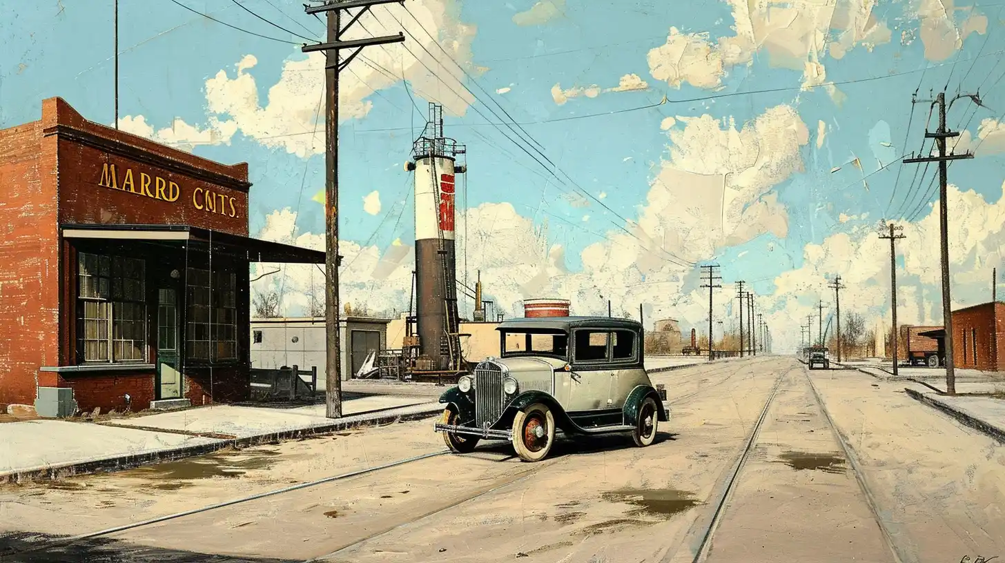© History Oasis An Oil Company In The 1920s Marland Oil Company