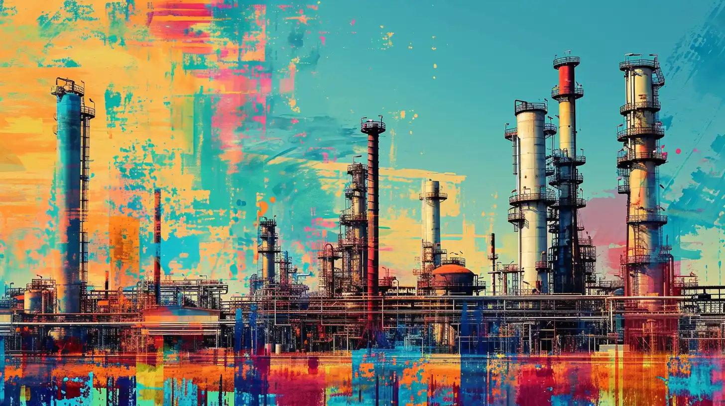 © History Oasis An Oil Refinery CONOCO INC.
