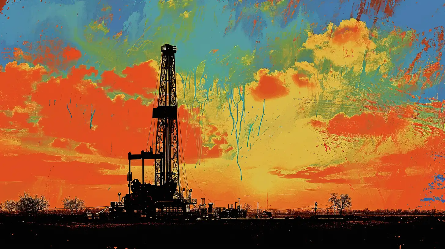 © History Oasis Oil Shale Drilling DENBURY