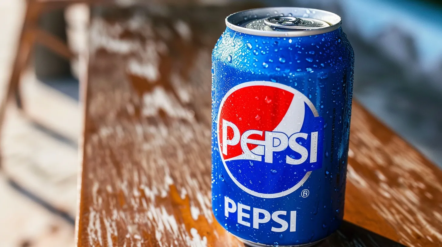 A Can Of Pepsi That Says PEPSI