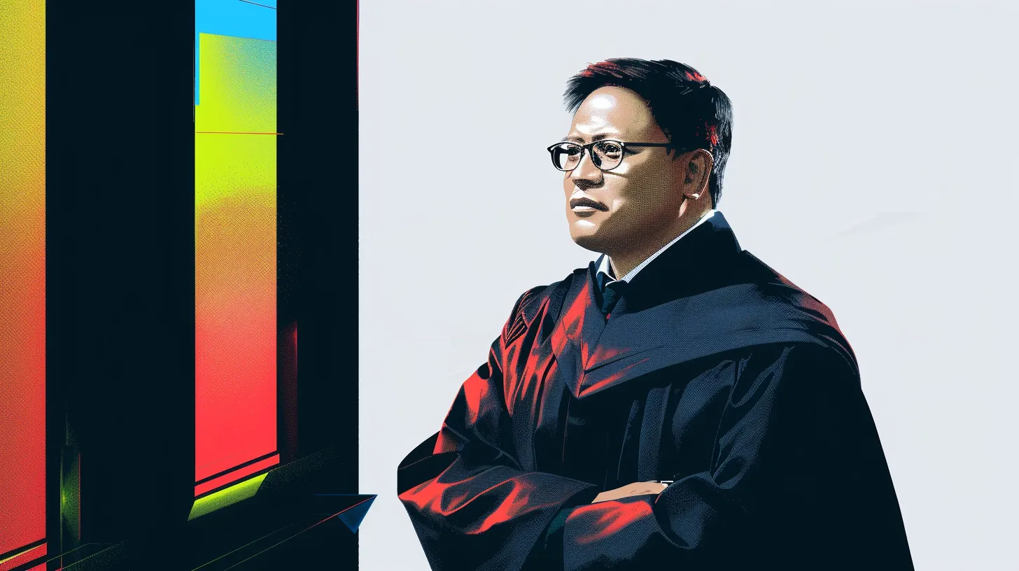 JENSEN HUANG Receiving An Honorary Doctorate