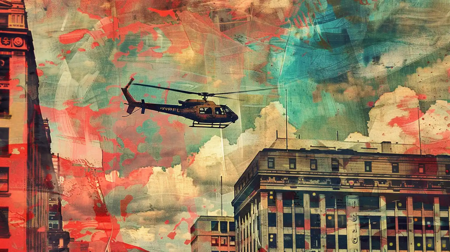 © History Oasis Martin Grass Helicopter
