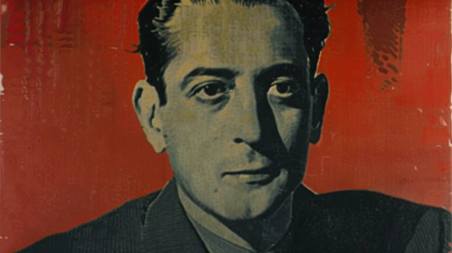 Fritz Hille, BMW general director © History Oasis Fritz Hille portrait, dark-haired man in a suit on red