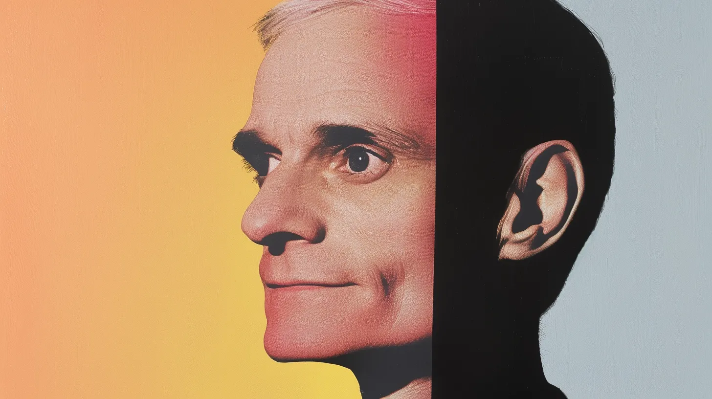 Helmut Panke, BMW CEO © History Oasis Helmut Panke profile portrait against an orange and yellow background