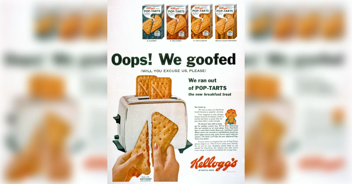 Pop Tarts Vintage Ad 20 Goofed