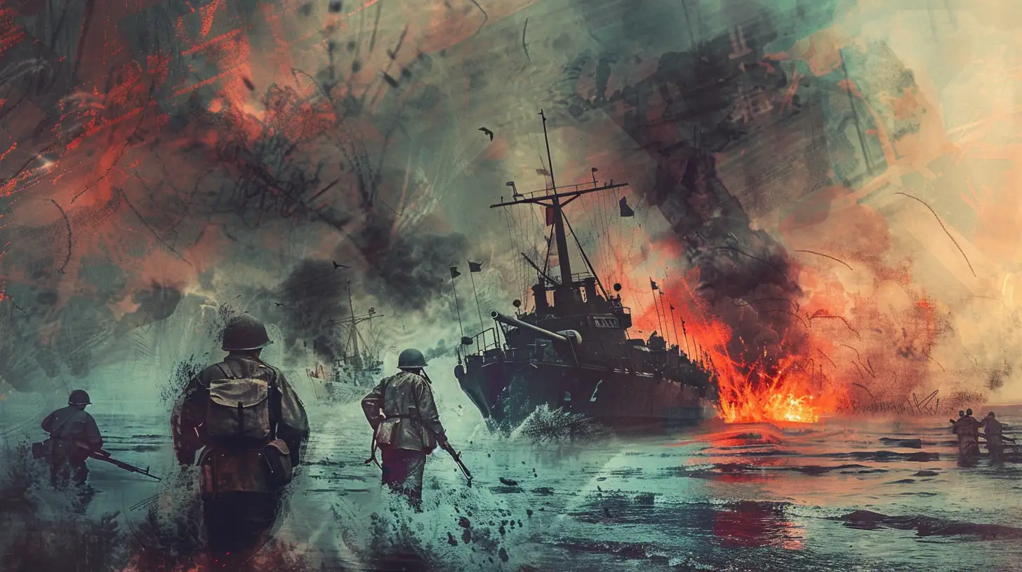Yogi Berra Normandy Landings During D Day In 1944