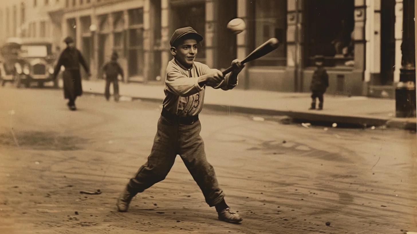 Yogi Berra As Young Boy Baseball