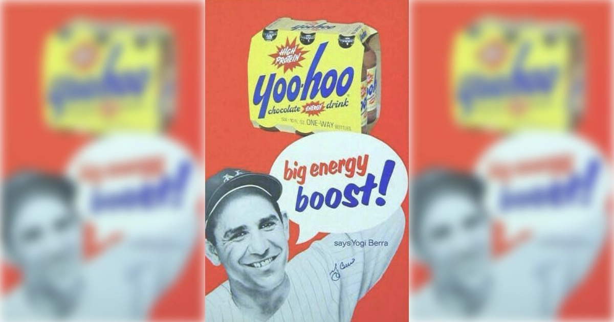 Vintage Yoo Hoo Yogi Barra Ad
