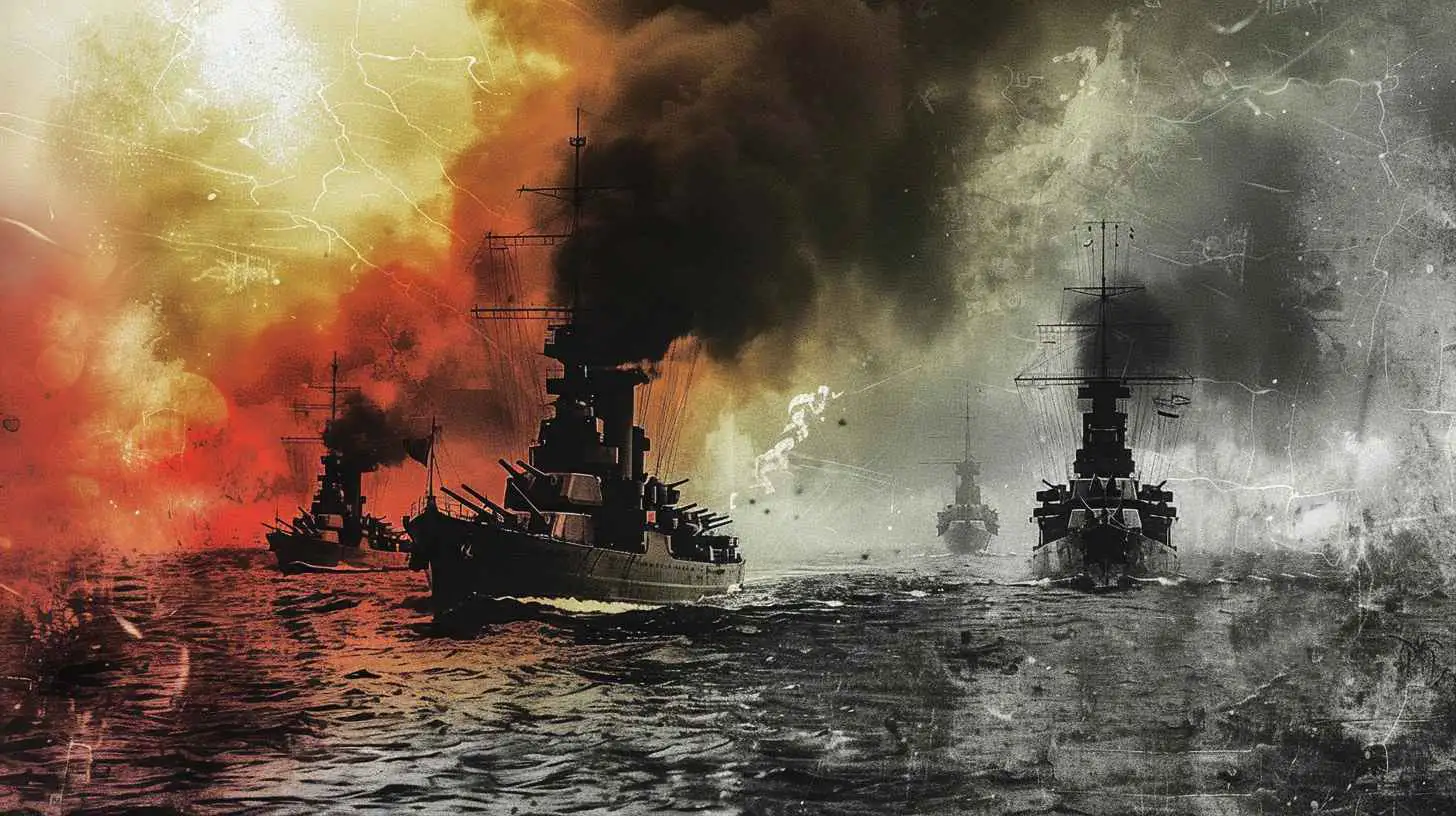 © History Oasis A Sea Battle In Ww1