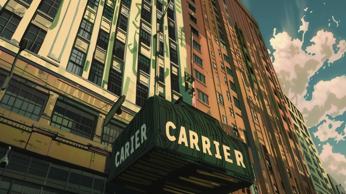 © History Oasis Corporate Building That Says CARRIER