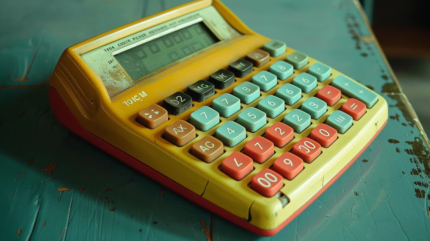 © History Oasis Texas Instruments Calculator 1950s