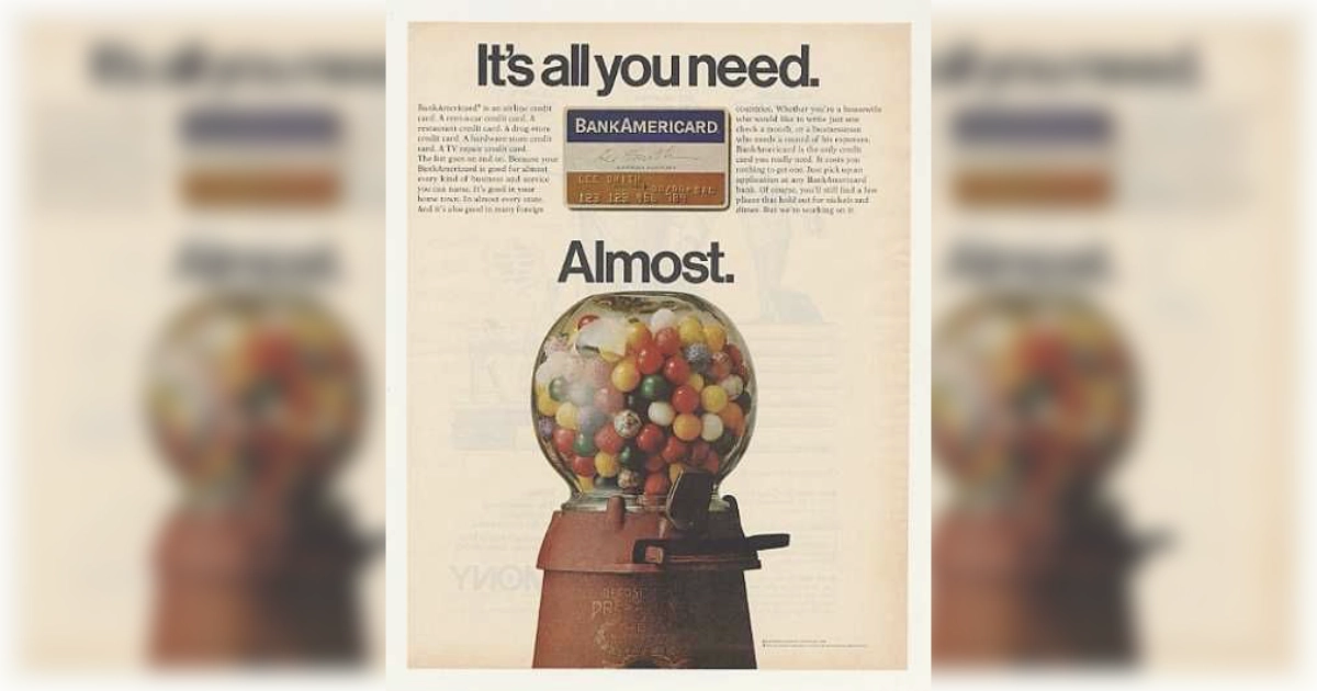 Bankamericard Vintage Ad