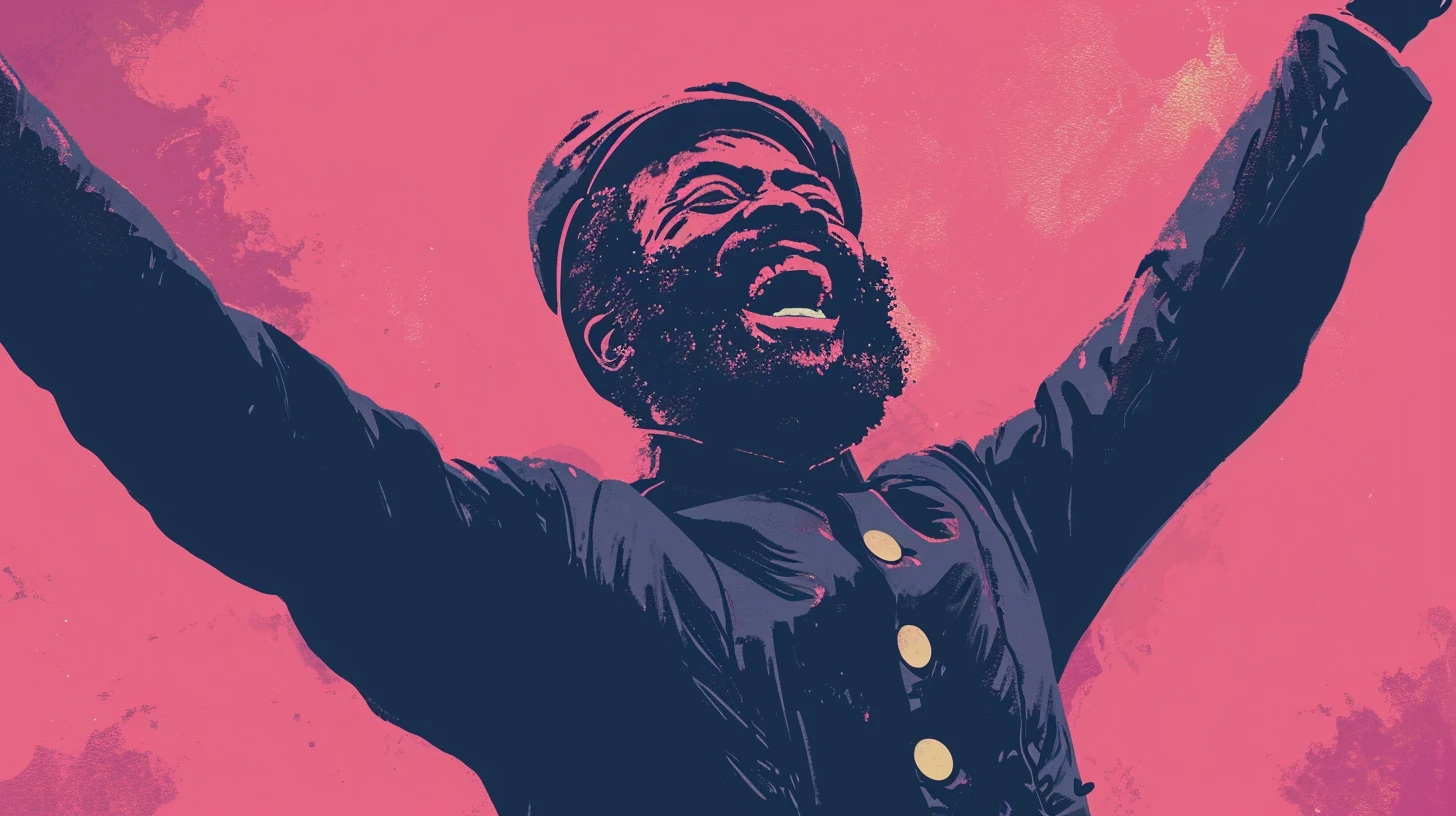© History Oasis A Happy Freed Black Man